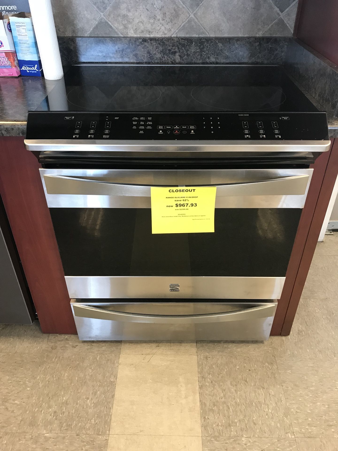 Kenmore Elite Slide-In Range