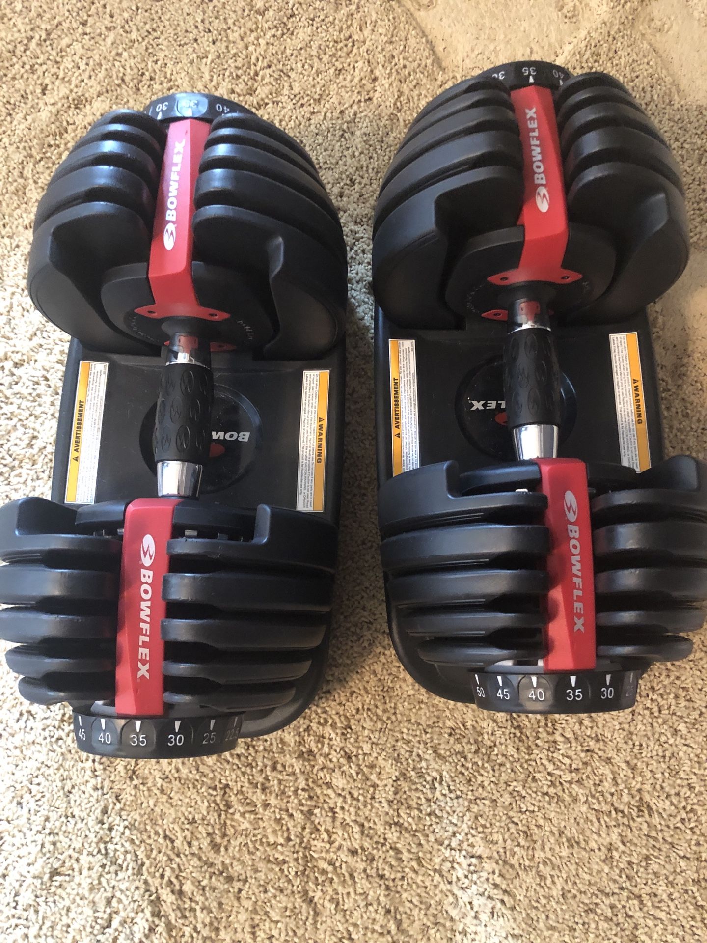 Bowflex 552 weights