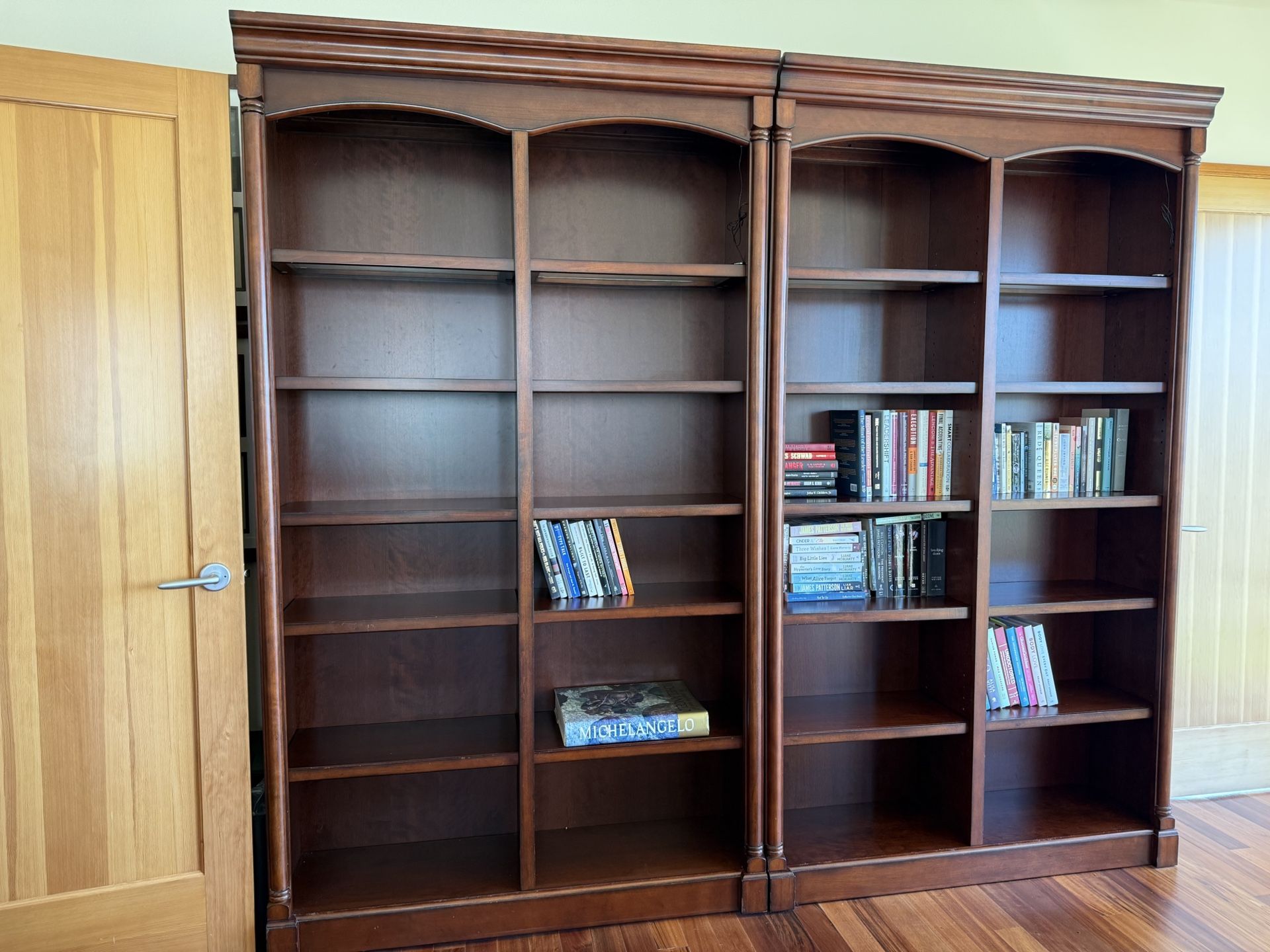 Nice Bayside Furnishings Wood Bookshelves