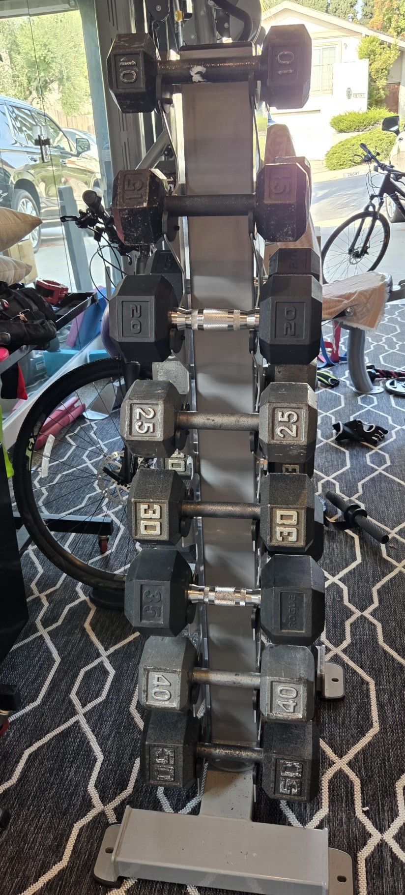 Weight rack With Weights