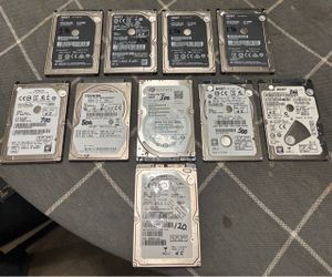 HDs 1tb, 500gb, 700gb and 120gb