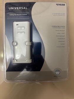 Harbor Breeze Universal Ceiling Fan/Light Remote Control Wall Mount Kit