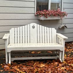 Outdoor Wooden Glider