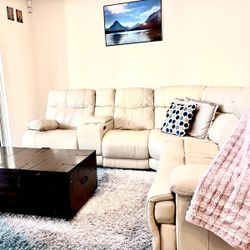Sectional Dual Recliner Couch 