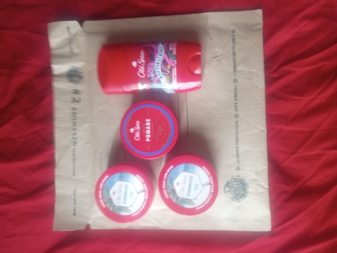 NWT Mens 4 Pack Pomade & Deodorant Bundle