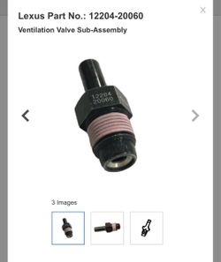 New BWD B5104E03 PCV Valve for Toyota Lexus V6 3.0L 3.3L OEM 12(contact info removed)0