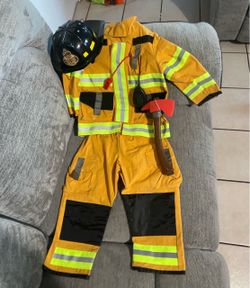 Fire man costume 4-5 T