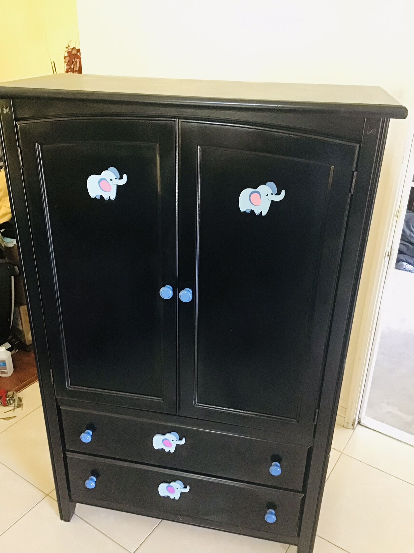Dresser Armoire Solid Wood Like New