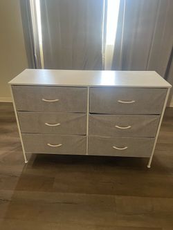6-Drawer Fabric Dresser