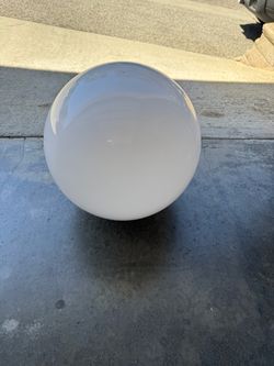 Acrylic lighting globes. 4 sizes - 12”, 14”, 16” and 20” diameters.