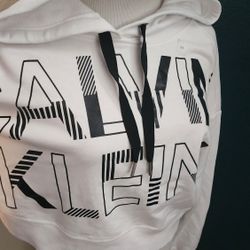 Calvin Klein Performance Crop Sweatshirt In Size S/P
