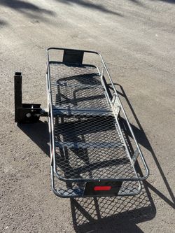Cargo carrier - trailer hitch mounted