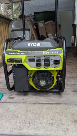 Ryobi generator 8125 starting watts