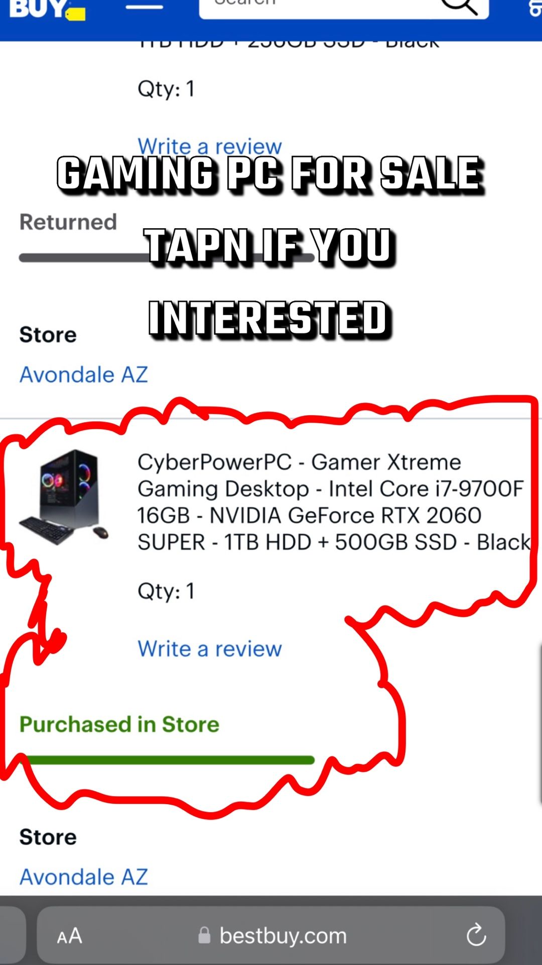 Xtreme Gaming desktop Computer (obo on price so shoot me your best offer)