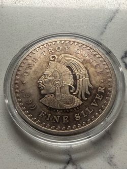 1 oz Silver Aztec Calendar