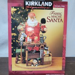 Kirkland Vintage SANTA'S NORTH POLE WORKSHOP FIGURINE
