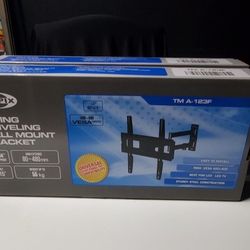 Tv Wall Mount Universal Full Motion Very Strong Size Support 23" to 56" Swivel 180° Tilt 15° 88 Lbs Max Load Arm extends 60~480mm Brand New In Box