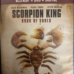 SCORPION KING Book Of Souls (Blu-Ray + DVD-2018)