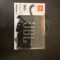 JBL Go 3 Bluetooth Speaker - Sealed - Black - Brand New