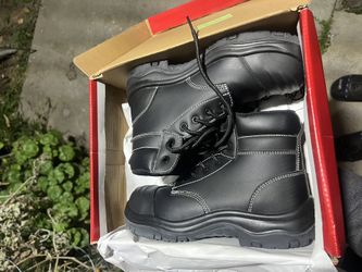 Black Composite Toe Boots