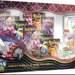 Paldean Fates Great Tusk Iron Threads Premium Collection