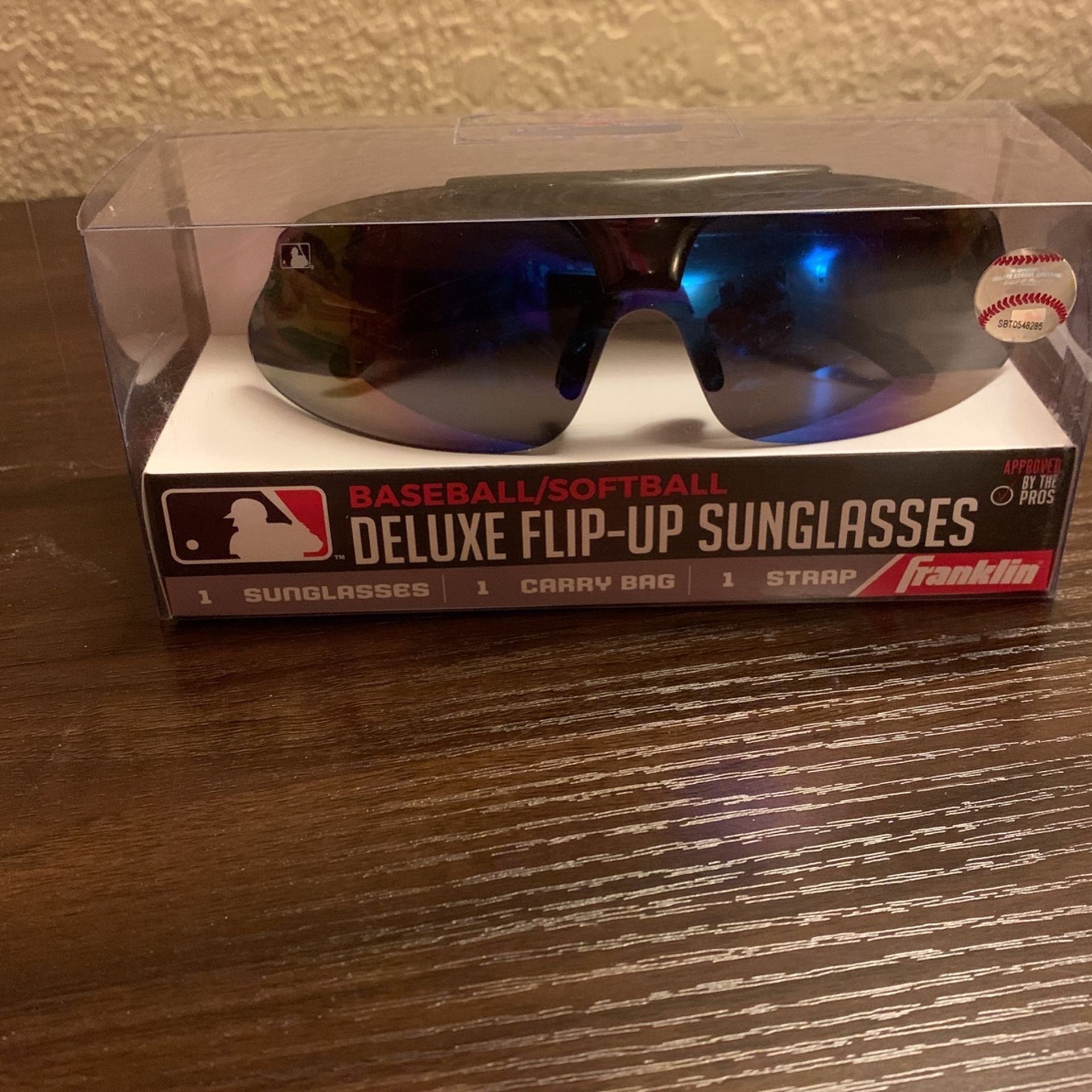 Franklin Sports Baseball Sunglasses - MLB Deluxe Flip-Up Sunglasses