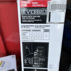 Everbilt Pedestal Pump