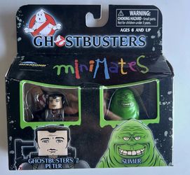 Diamond Select Minimates Ghostbusters Peter Venkman & Slimer Action Figure Boxed