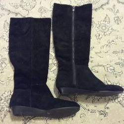 Antonio Melani Black Suede Boots