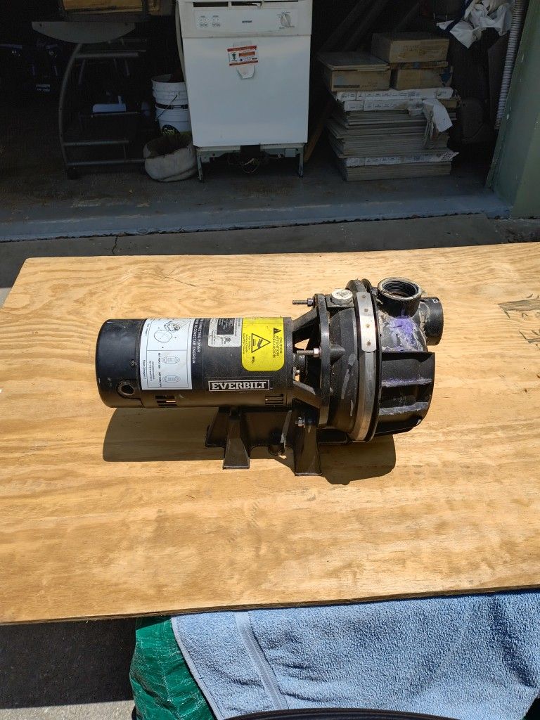 Great Everbilt 1hp Sprinkler Pump. 130v/230v. 3450 Rpm