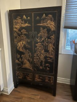 Large Cabinet With Doors & 2 Drawers