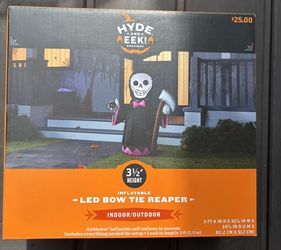 NEW IN BOX Inflatable LED Bow Tie Reaper, 3.5 Feet