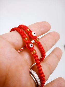 Set 2 Red bracelets protection & Good luck