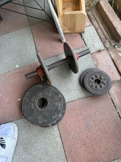 Dumbbell and weights