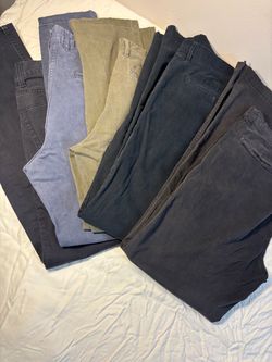 Reseller Lot of 5 Men's Pants Mixed Sizes (32-36) - Goodfellow, H&M, George, Urban Pipeline