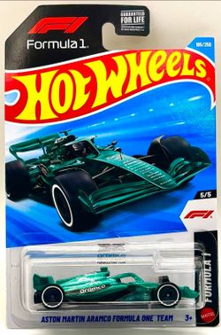 Hot Wheels Aston Martin Aramco F1 Team Car