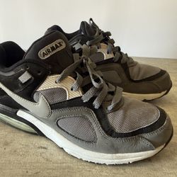 Men's Nike Air Max Go Strong Running Shoes 418115 012 Gray, Black, White Sz 8.5