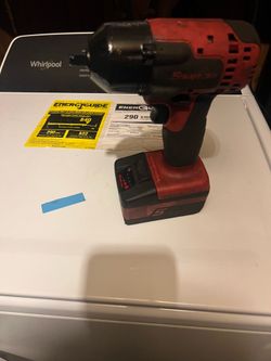 i have a snap on impac 3/8 in good working condition no charger included asking $150
