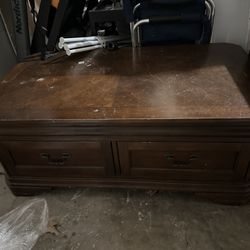 Coffee Table Along With Side Table