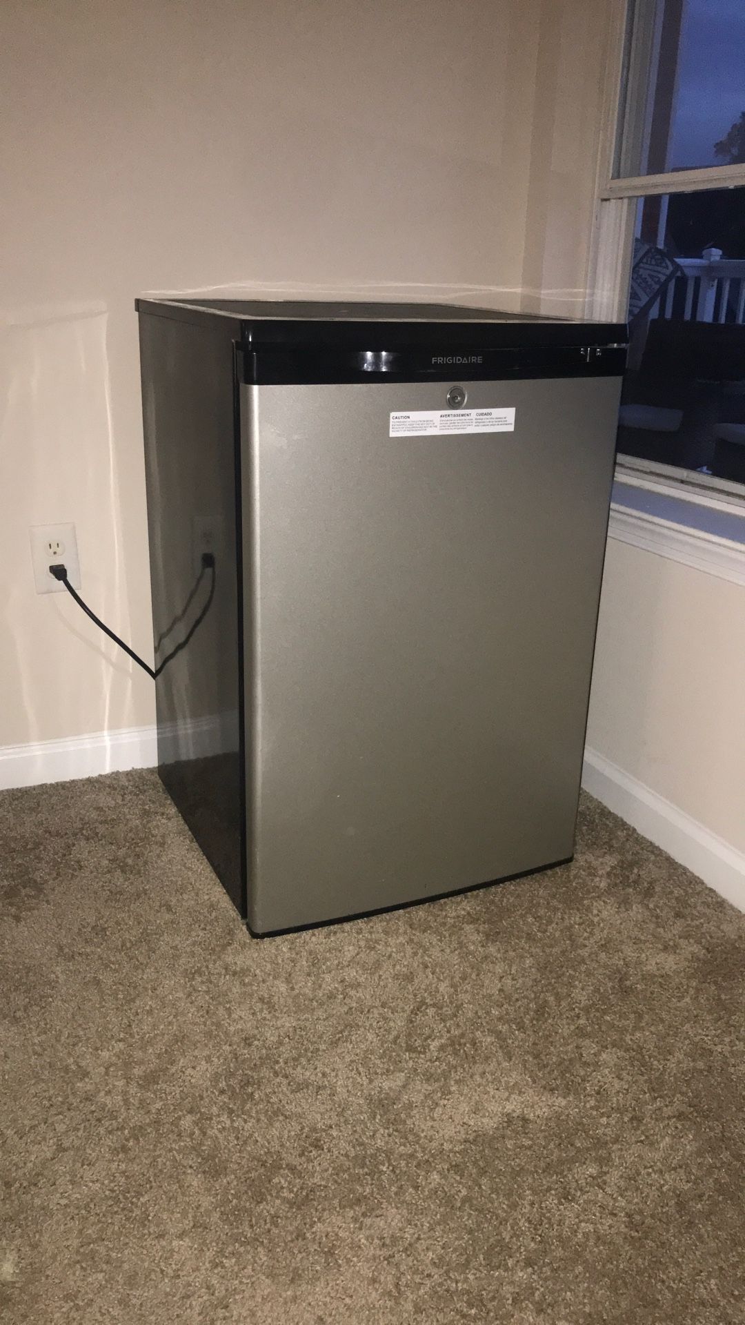 Mini Frigidaire Refrigerator And Freezer