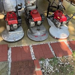 3 Propane Floor buffers Burnishers Honda engines  