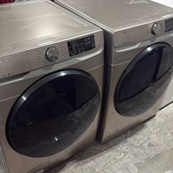 Samsung Frontload, Washer And Gas Dryer