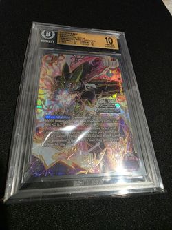 Cell Alt Art SR SB01-012 BGS 10 Pristine 2025 Dragon Ball Championship Top 64