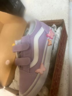 Vans Old Skool Kids Sneakers with Butterflies