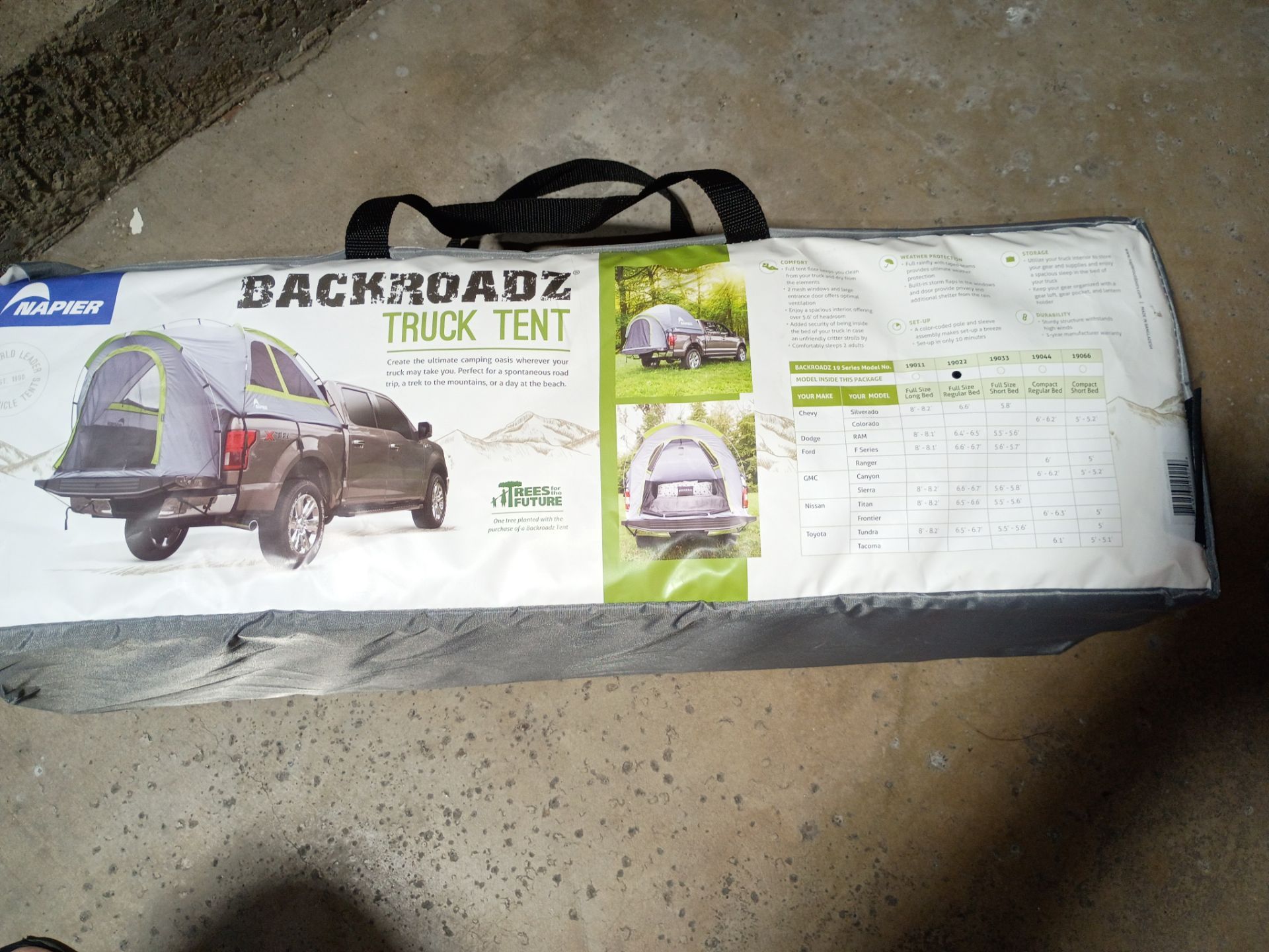 Backroadz Truck tent and AirBedz truck bed air mattress