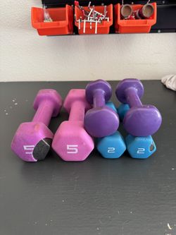 2lb And 5lb Dumbbells/Weights