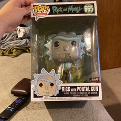 Funko Pop Rick And Morty Rick With Portal Gun #665