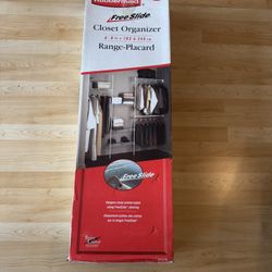 Rubbermaid Free Sliding Closet Organizer 