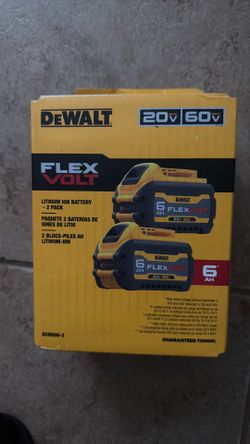 Dewalt FlexVolt 6AH batteries