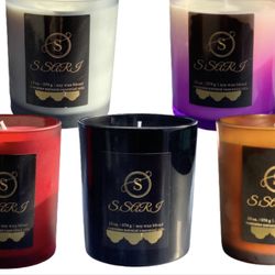 Scented Candles,magnolia,musk,pine, Sandalwood, Sweet Orange 